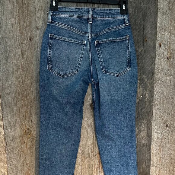 Old Navy Jeans Petite Size 0 High Rise Curvy O.G.Straight - Picture 5 of 6